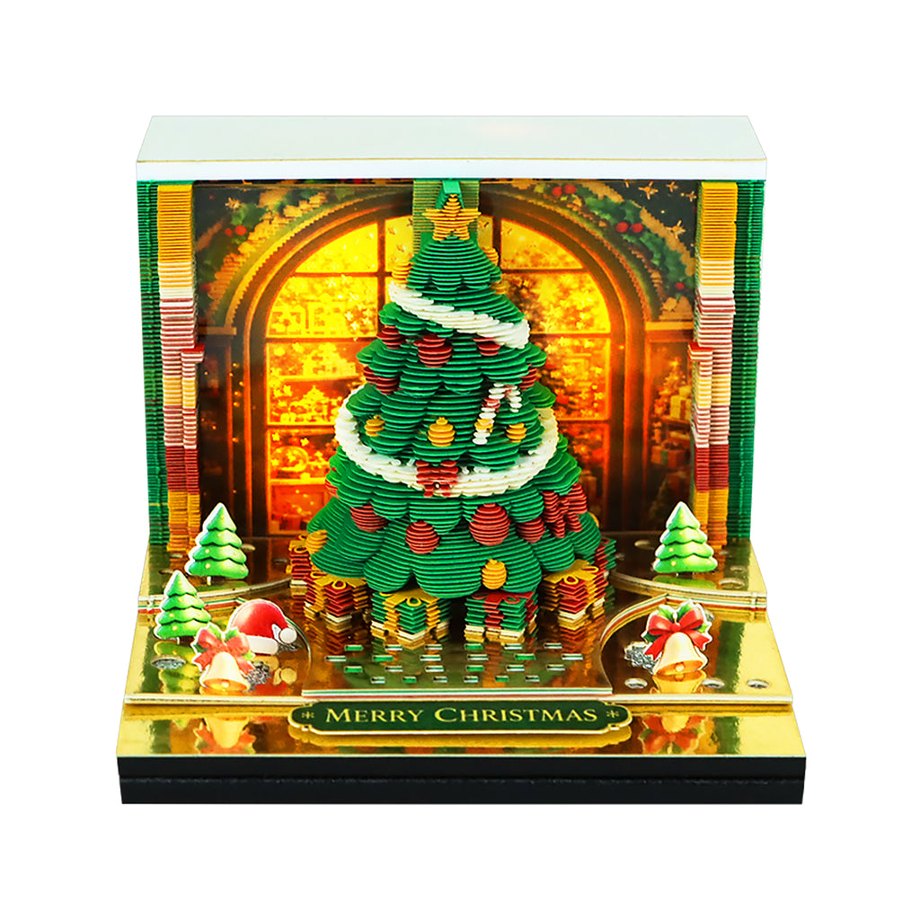 Colorful Christmas tree (With Light & Calendar 2027)