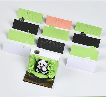 Panda Family (Calendar 2027)