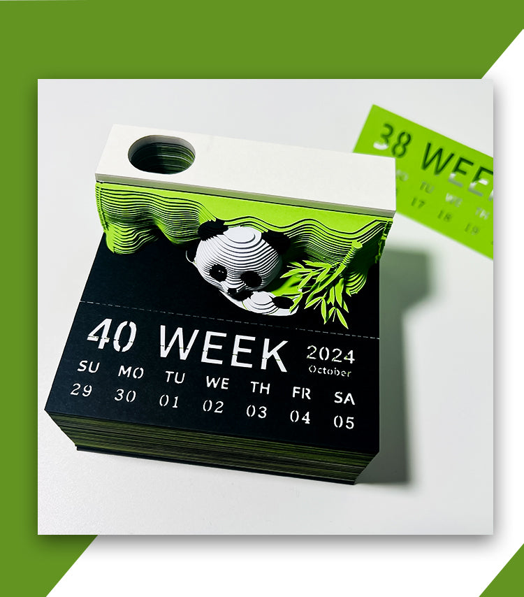 Panda Family (Calendar 2027)