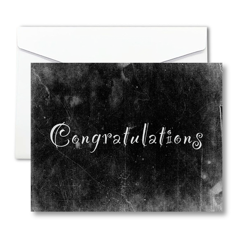 Silent Film Style Thank You Card