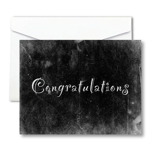 Silent Film Style Thank You Card