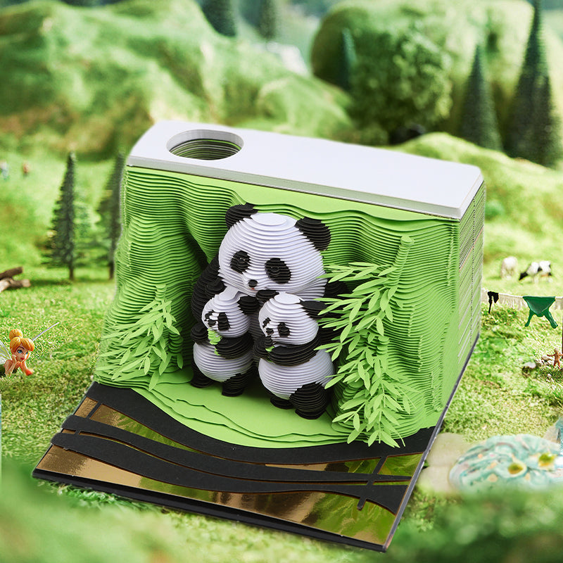 Panda Family (Calendar 2027)