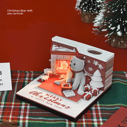 Christmas bear (With Light & Calendar 2027)