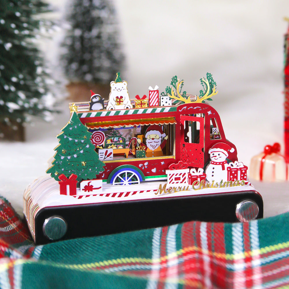 Christmas food truck (With Light）