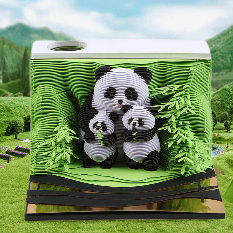 Panda Family (Calendar 2027)