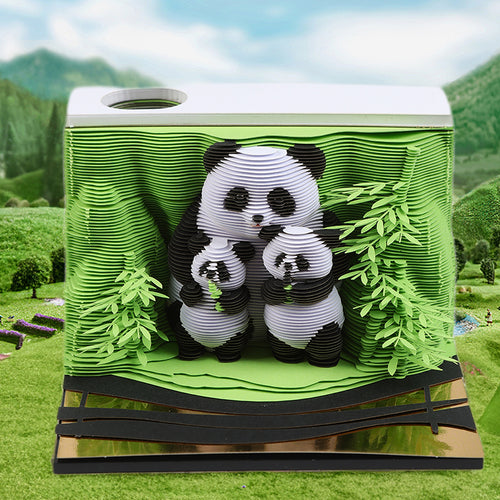 Panda Family (Calendar 2027)