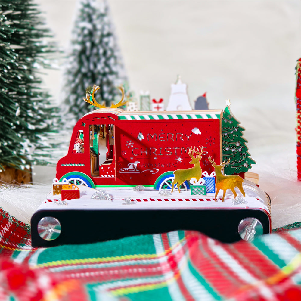 Christmas food truck (With Light）