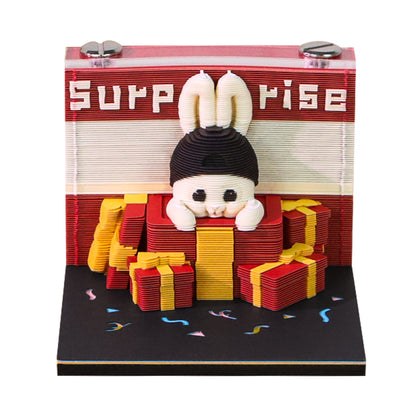 Playful Series Satisfying 3D Memo Pad