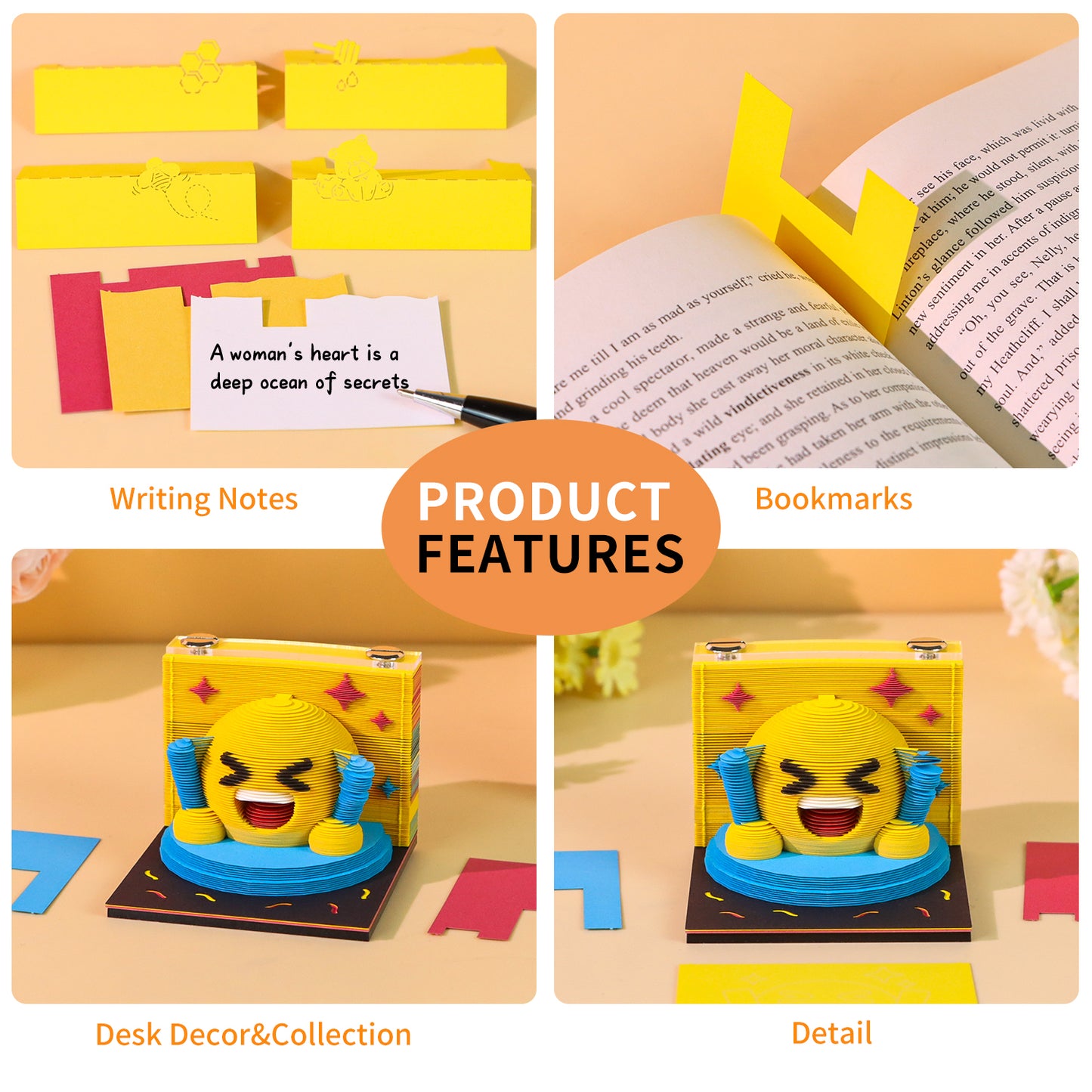 Cheer Up Series Satisfying 3D Memo Pad