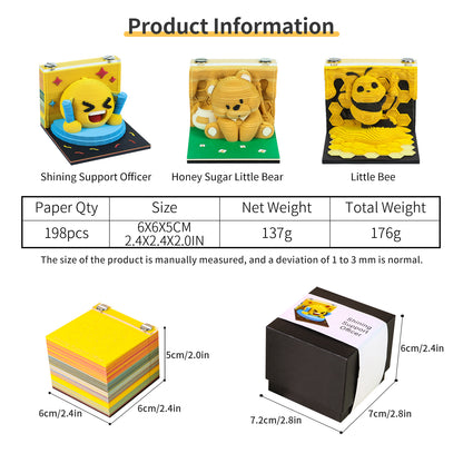 Cheer Up Series Satisfying 3D Memo Pad