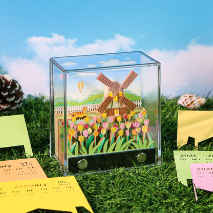 Windmill Village (With Light & Calendar 2027)