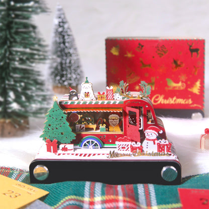 Christmas food truck (With Light）