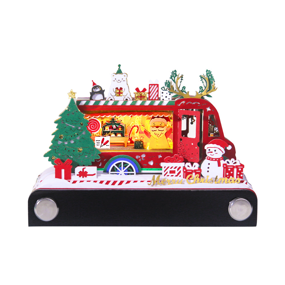Christmas food truck (With Light）