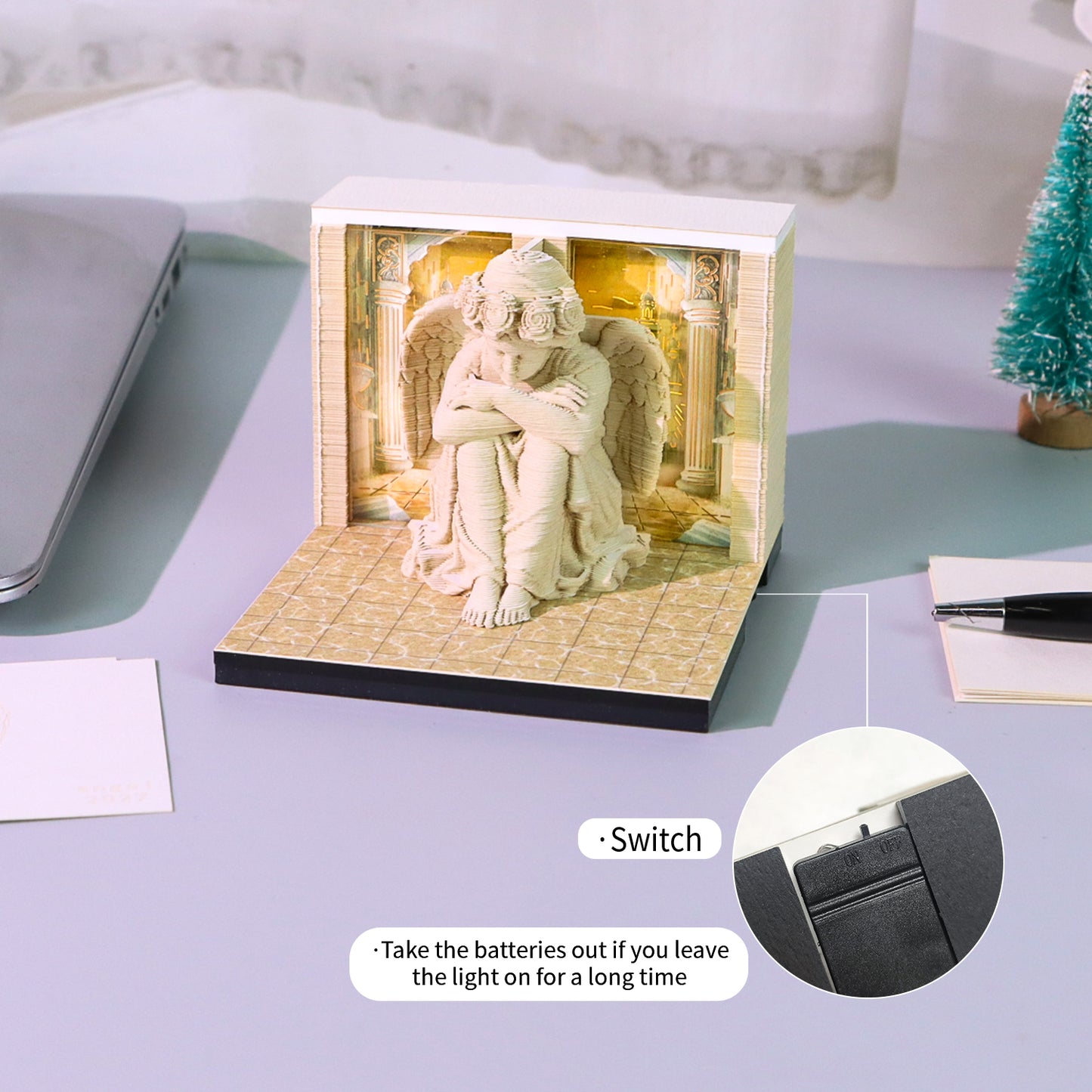 Angel (With Light & Calendar 2027)