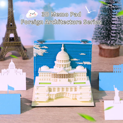Architecture Series Satisfying 3D Memo Pad