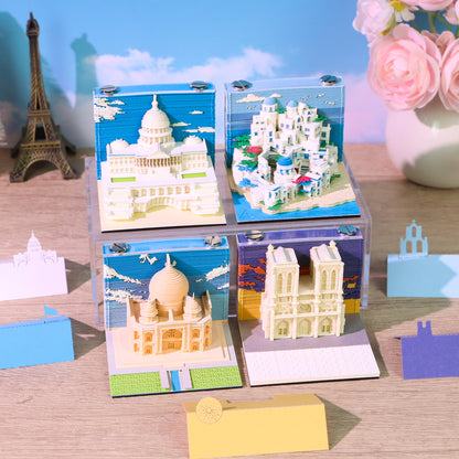 Architecture Series Satisfying 3D Memo Pad