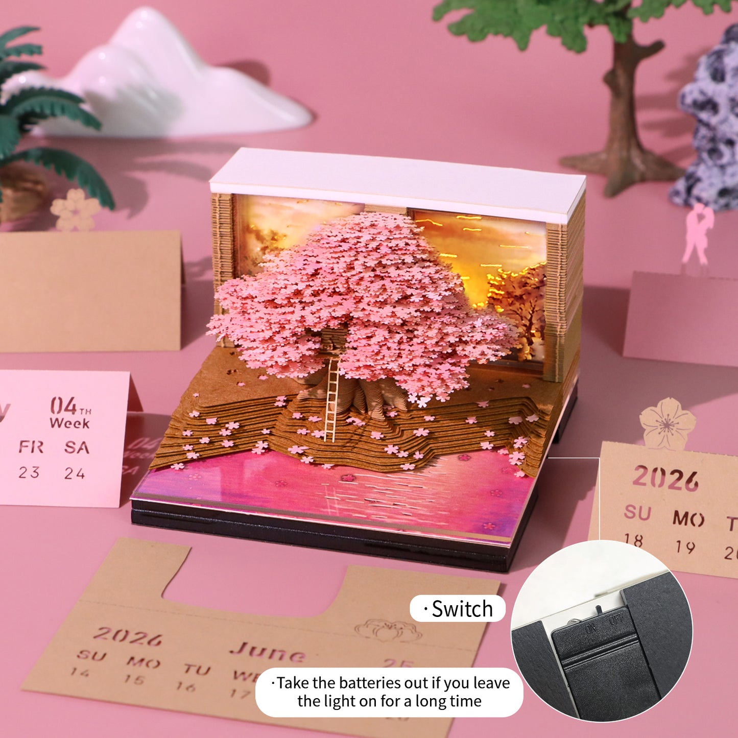 Sakura Tree (With Light & Calendar 2027)