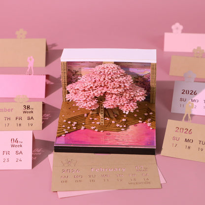 Sakura Tree (With Light & Calendar 2027)