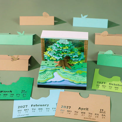 Sacred tree (With Light & Calendar 2027)