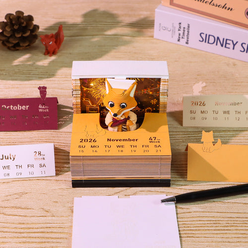 Fox (With Light & Calendar 2027)