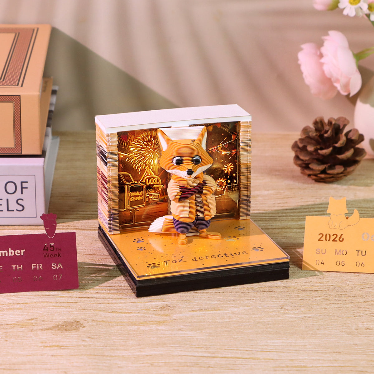 Fox (With Light & Calendar 2027)