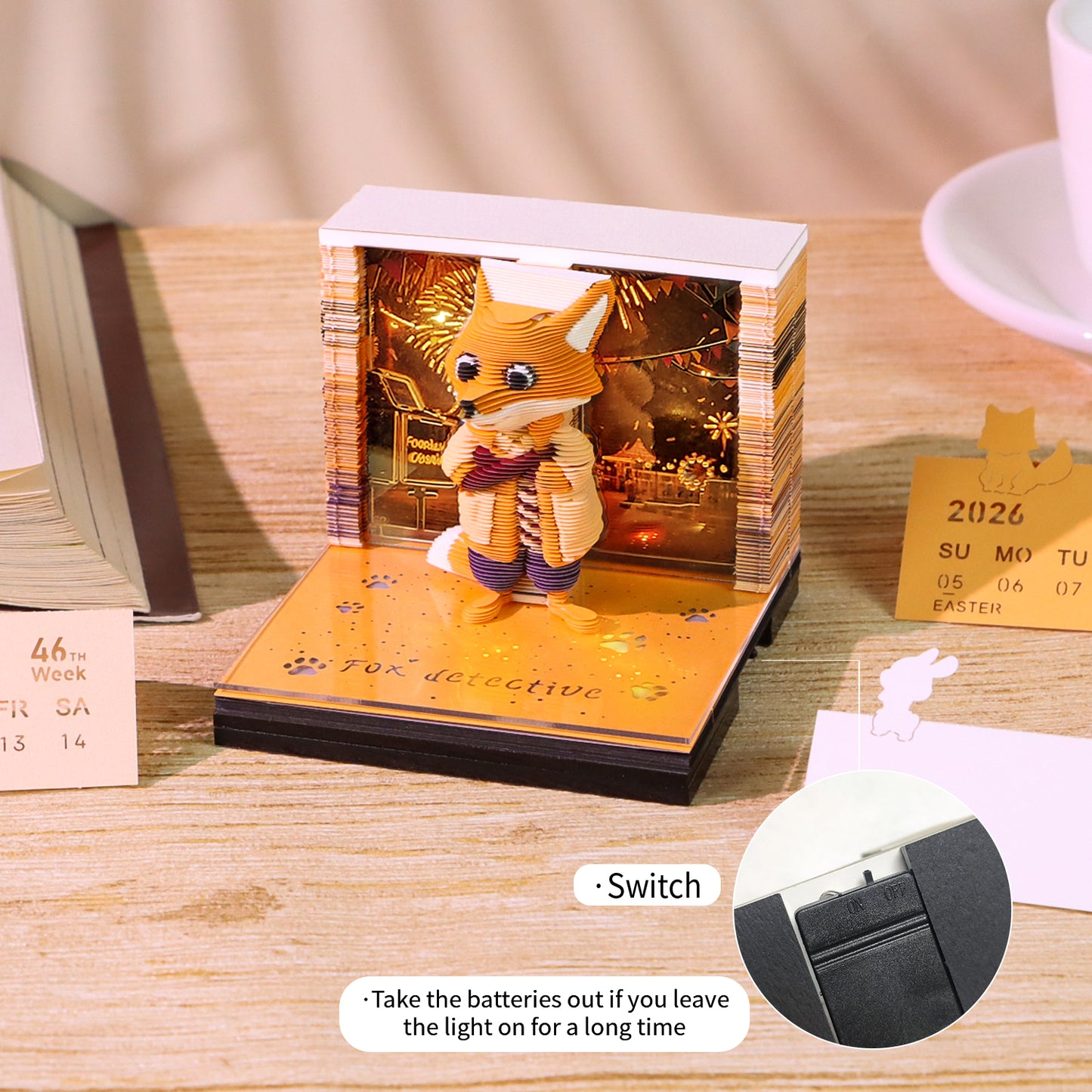 Fox (With Light & Calendar 2027)