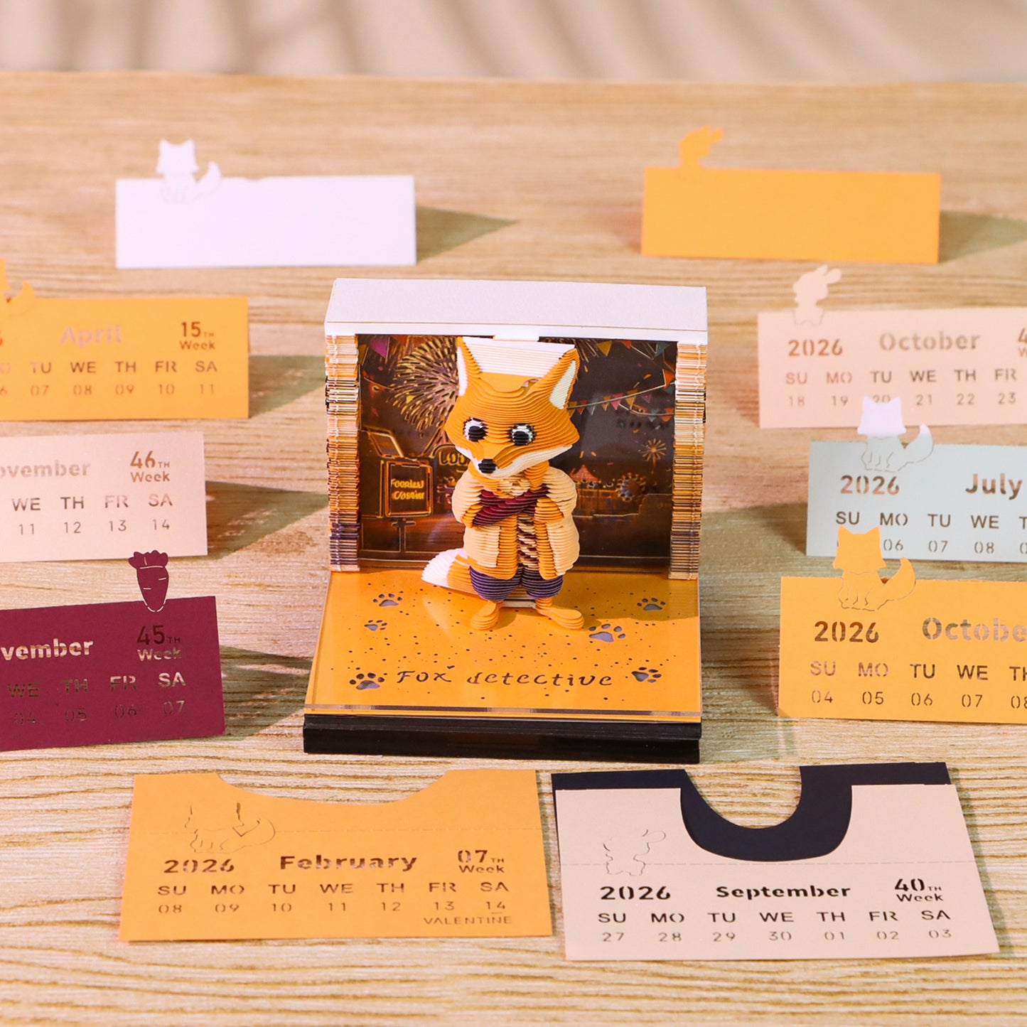 Fox (With Light & Calendar 2027)