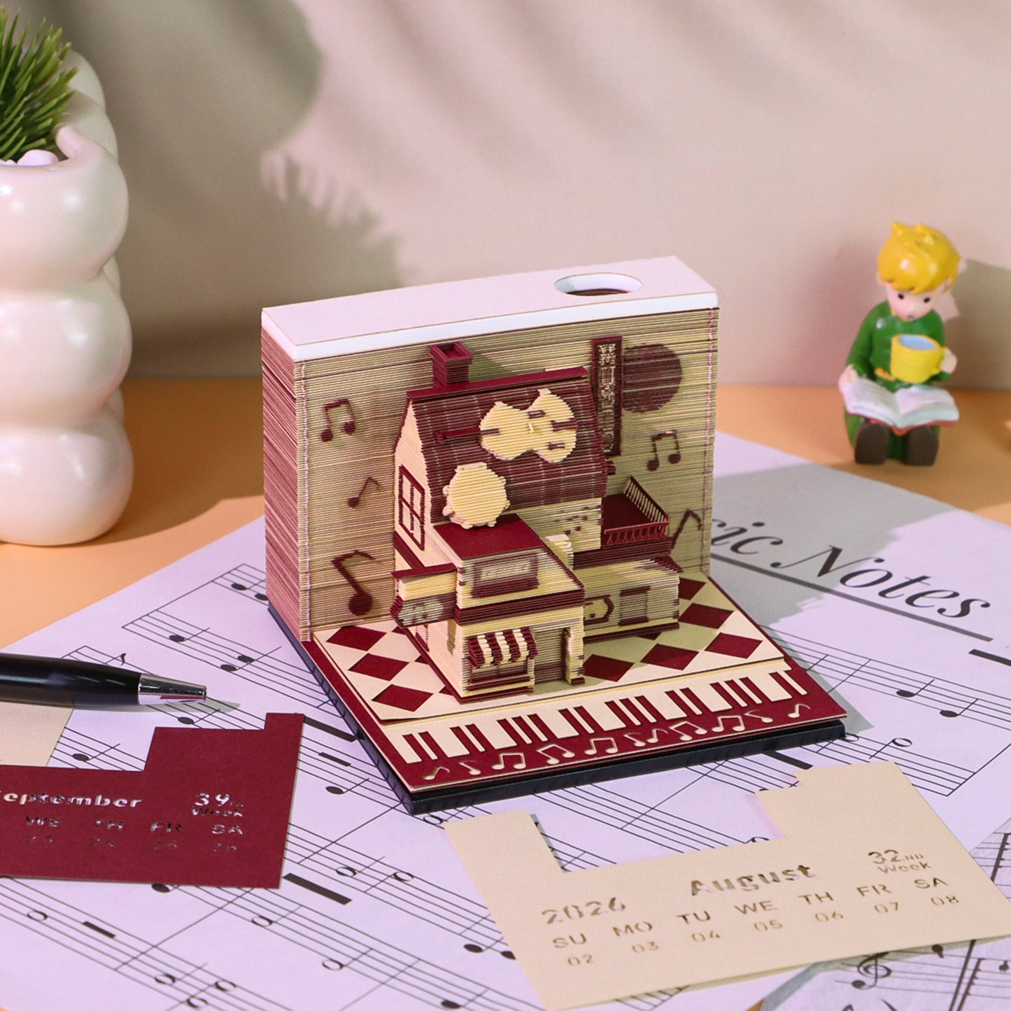 Music House (With Light & Calendar 2027)
