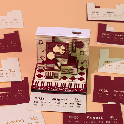 Music House (With Light & Calendar 2027)