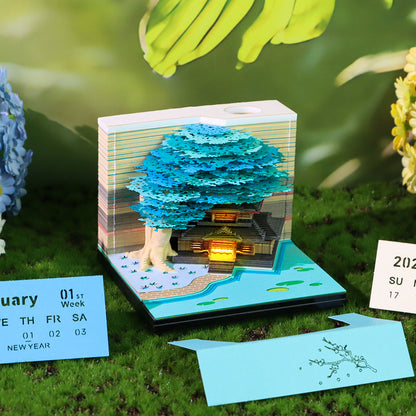 Sakura Temple (With Light & Calendar 2027)