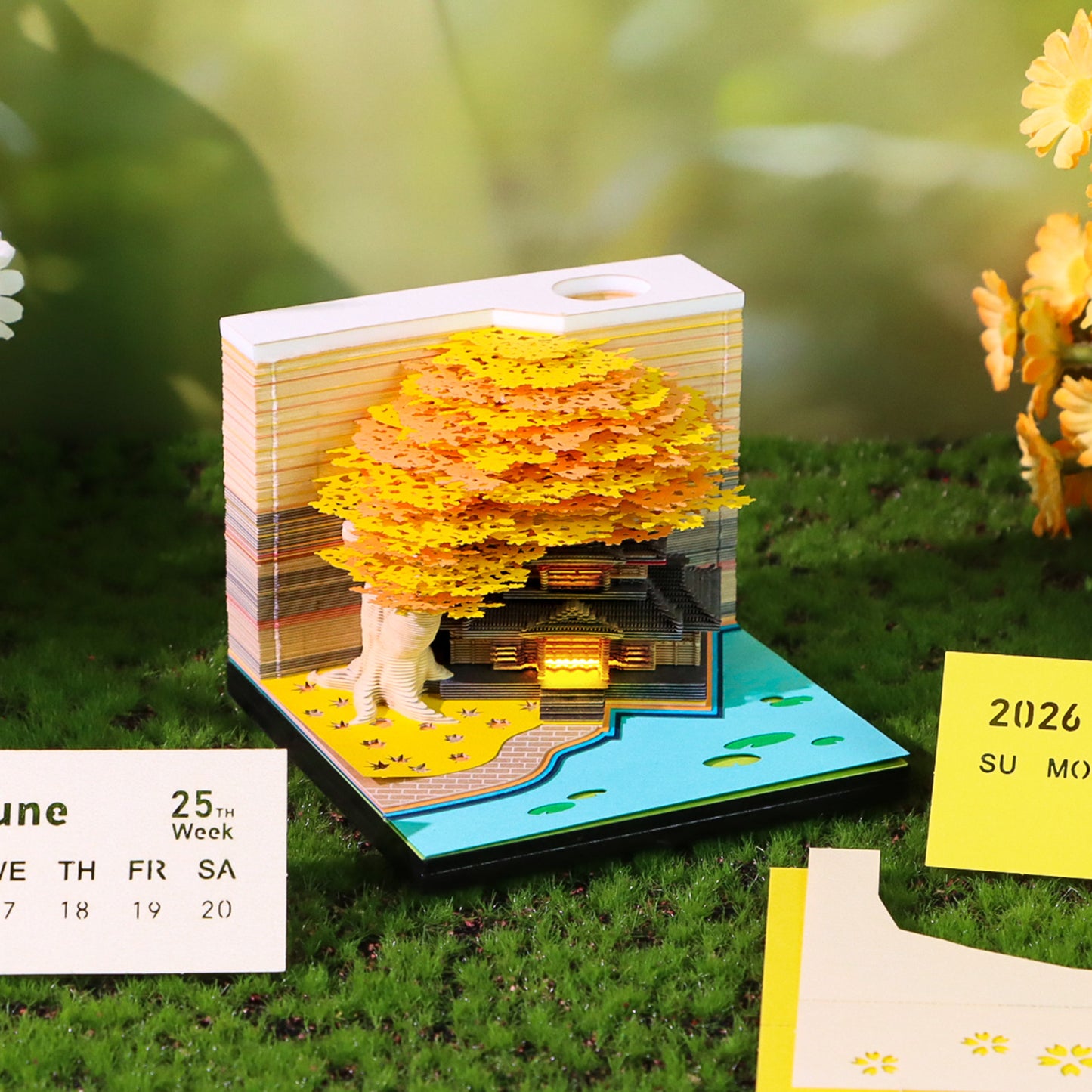 Sakura Temple (With Light & Calendar 2027)