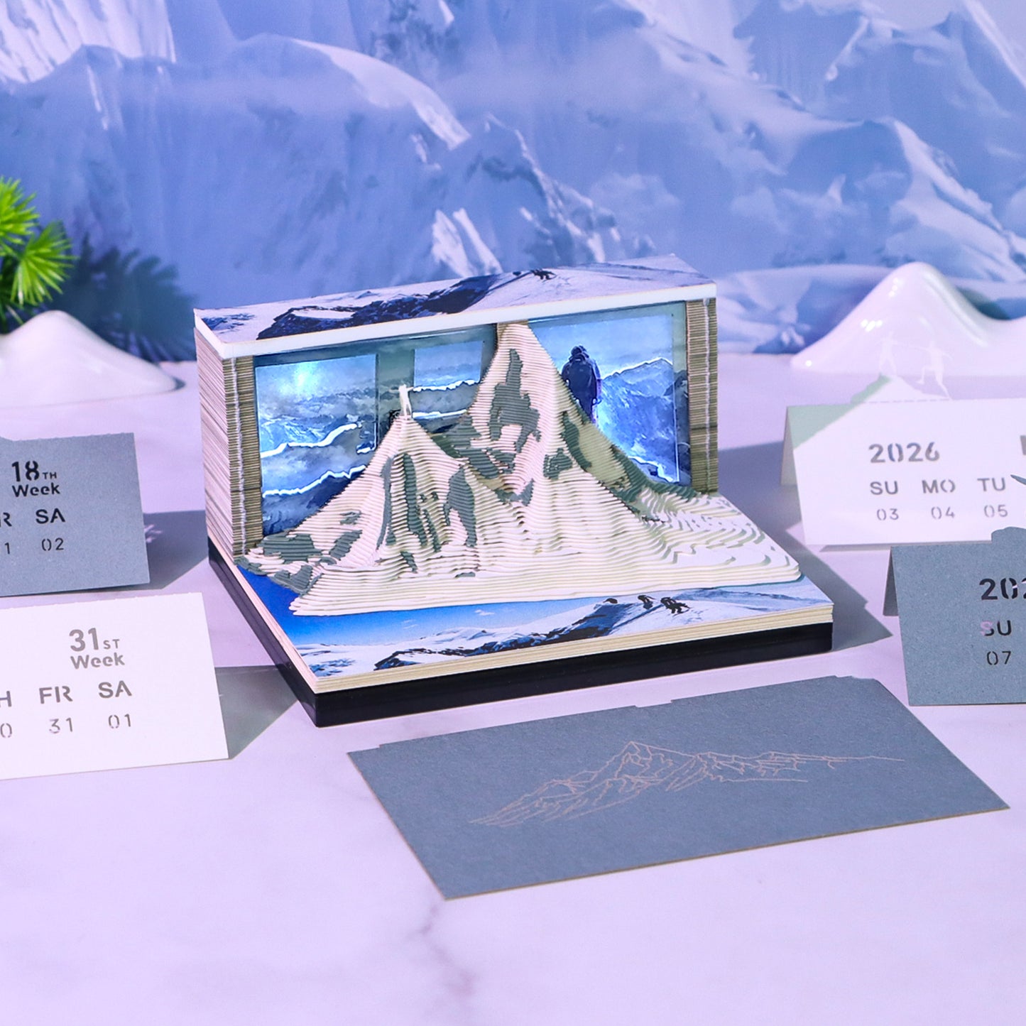 Mount Everest (With Light & Calendar 2027)