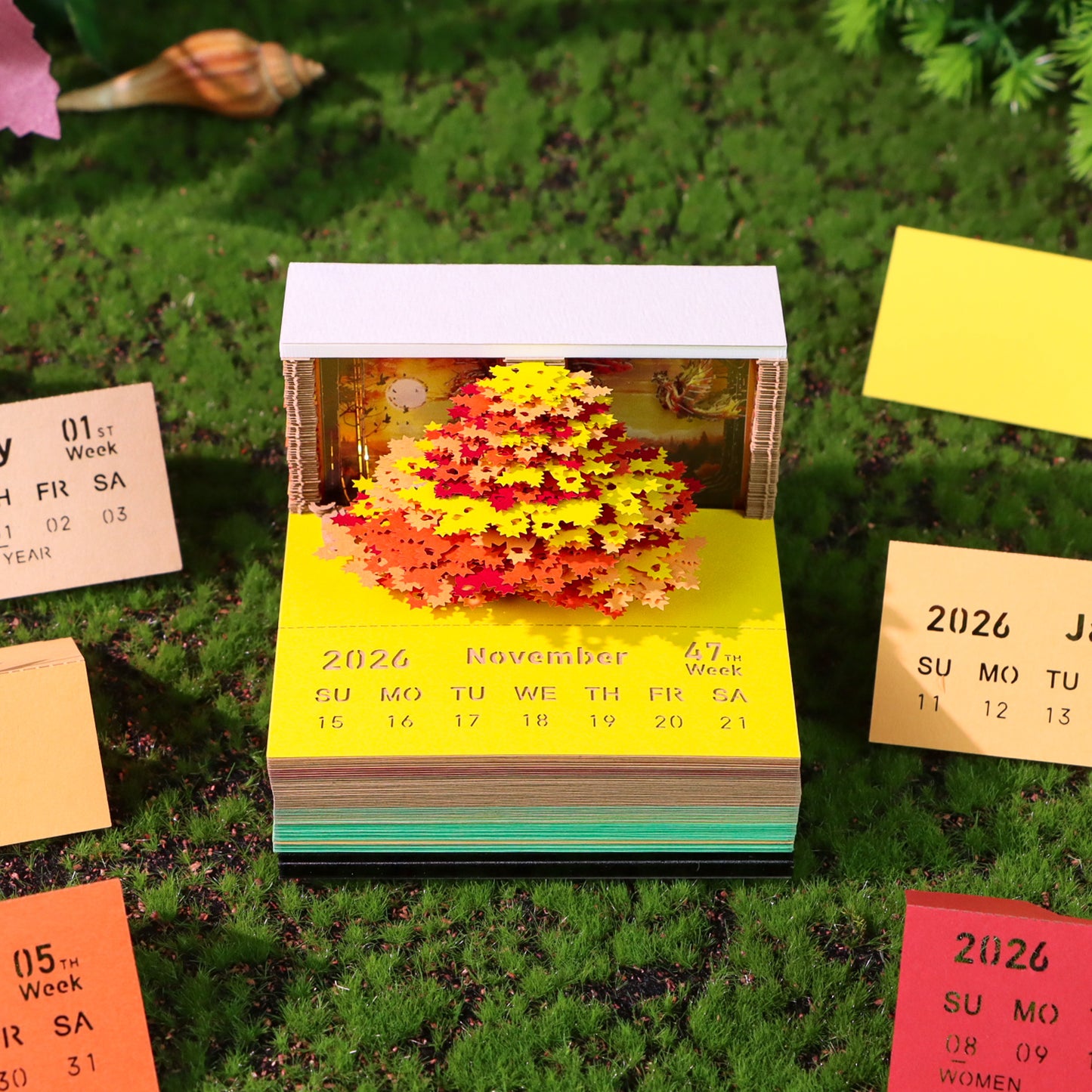 Phoenix and Wutong (With Light & Calendar 2027)