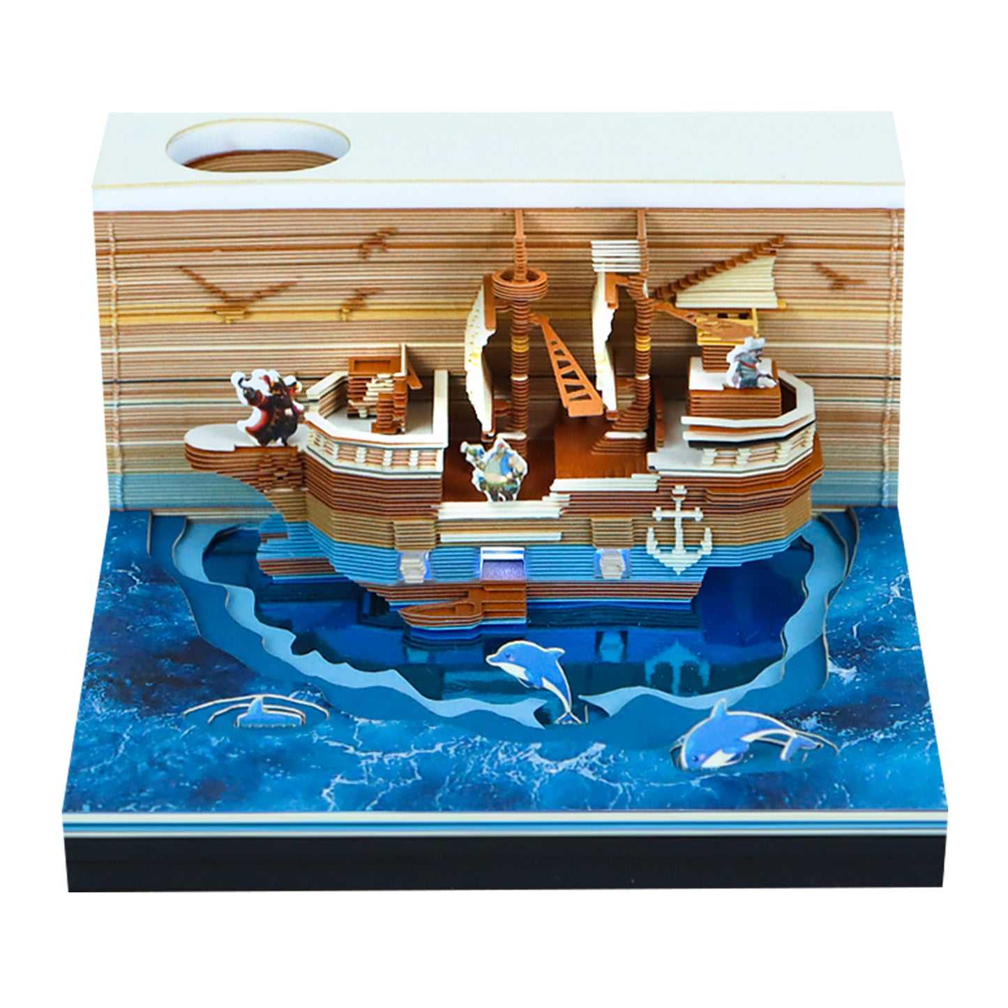 Pirate ship (With Light & Calendar 2027)