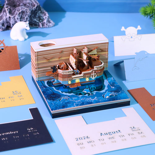 Pirate ship (With Light & Calendar 2027)