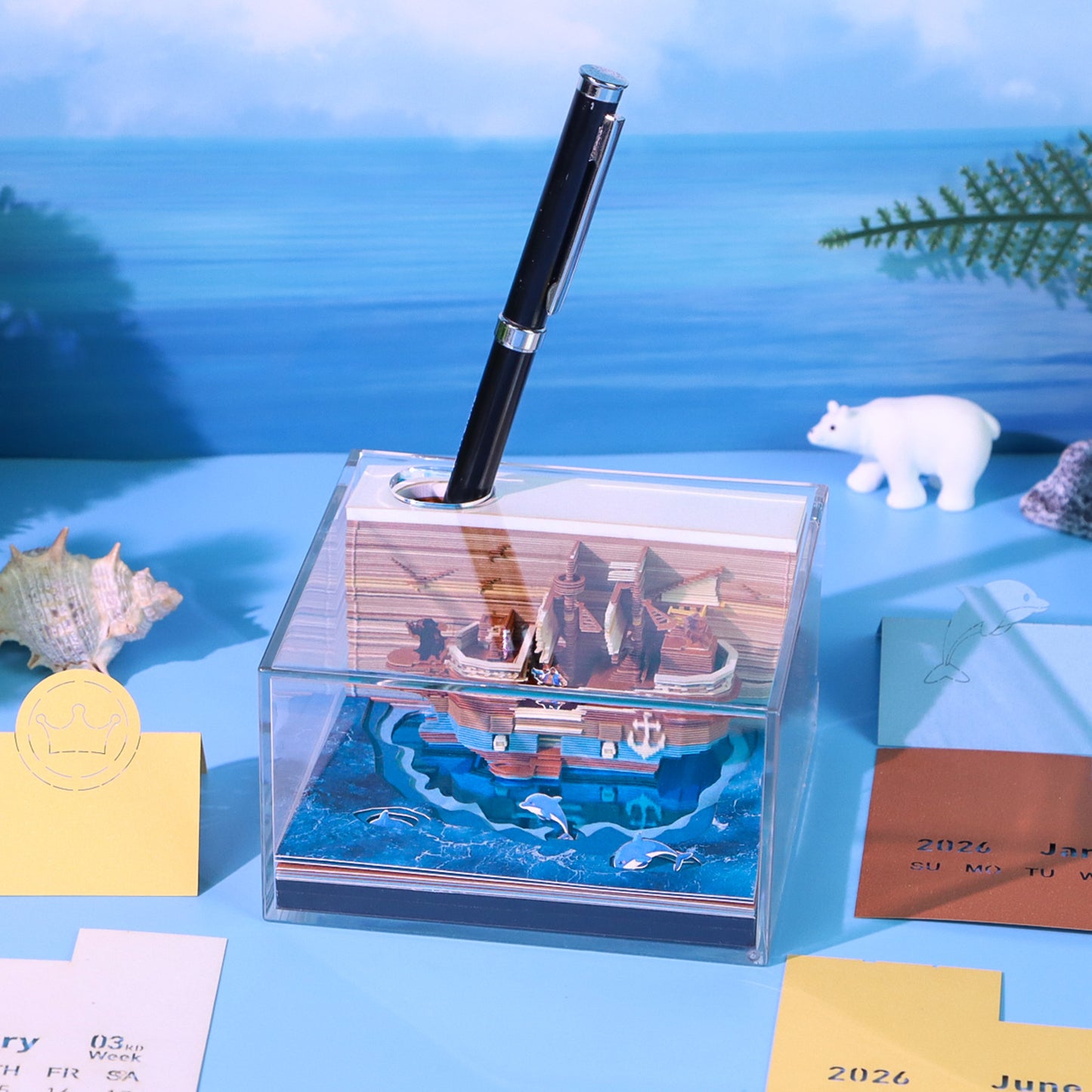 Pirate ship (With Light & Calendar 2027)