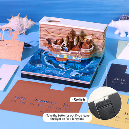 Pirate ship (With Light & Calendar 2027)
