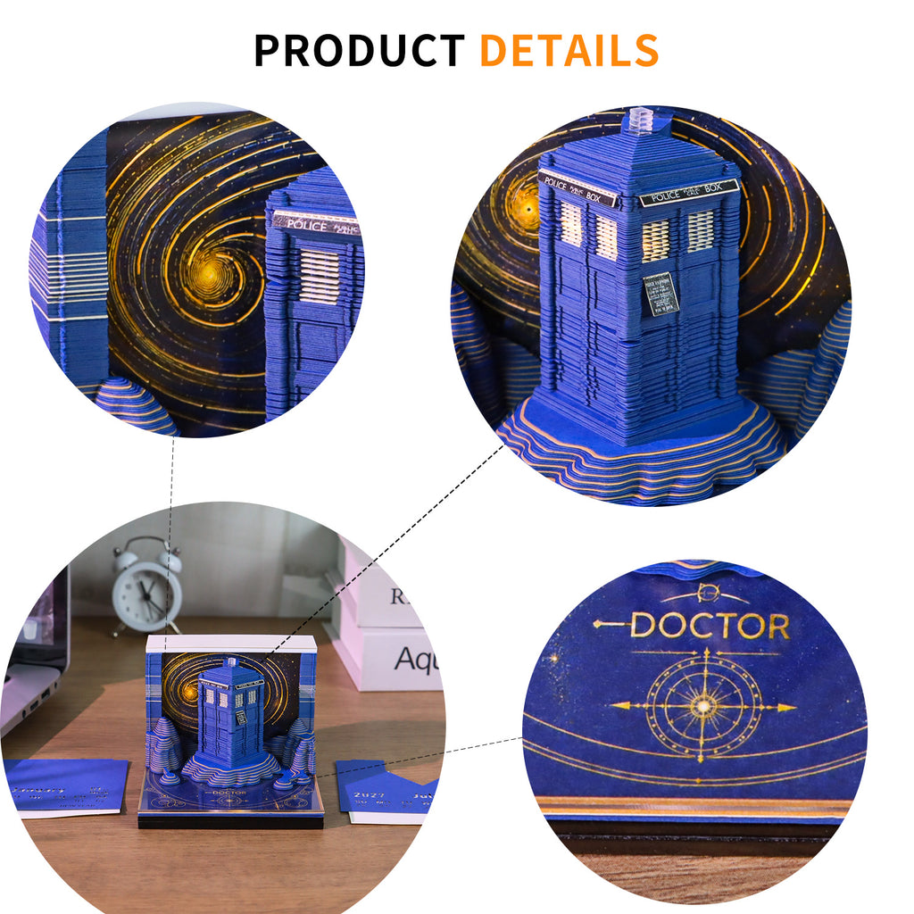 Police Box (With Light & Calendar 2027)
