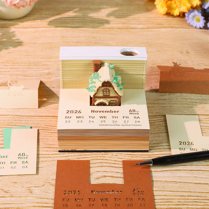 Pumpkin Cottage (With Light & Calendar 2027)
