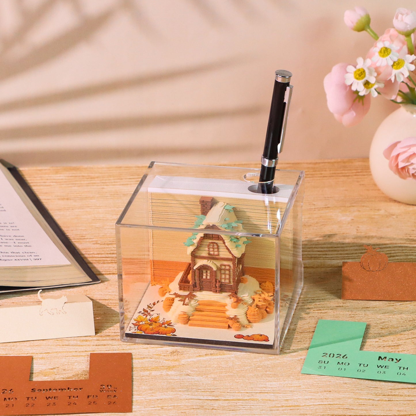 Pumpkin Cottage (With Light & Calendar 2027)