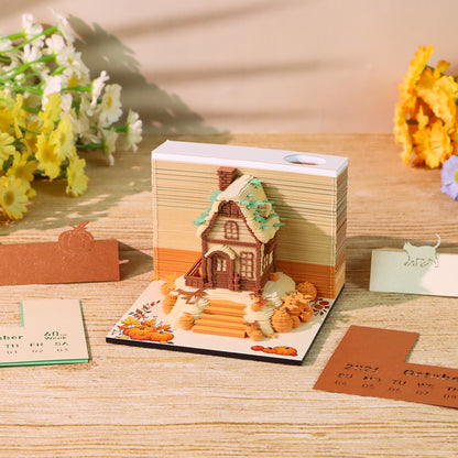 Pumpkin Cottage (With Light & Calendar 2027)