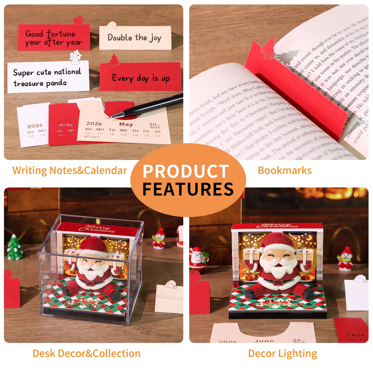 Chubby Santa (With Light & Calendar 2027)