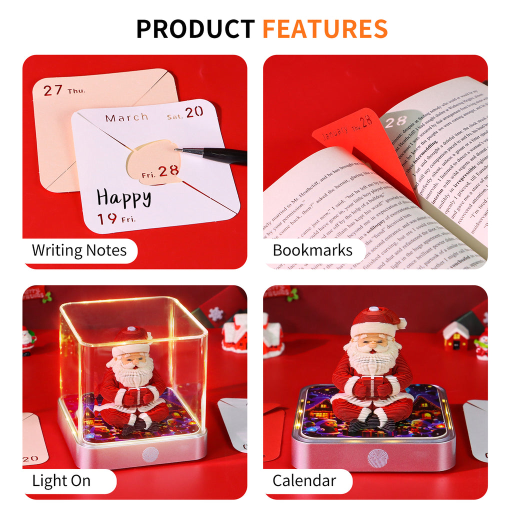 Santa Claus (With Light & Calendar 2027)