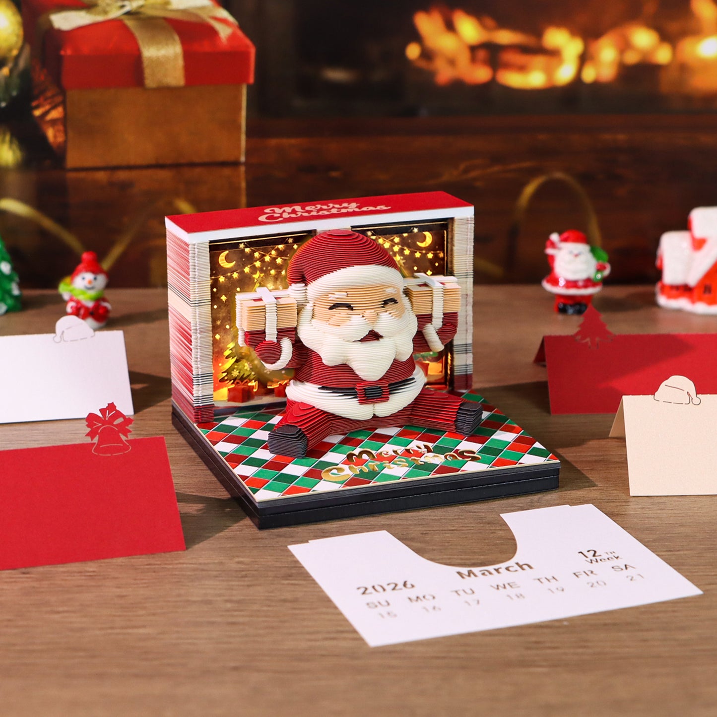 Chubby Santa (With Light & Calendar 2027)