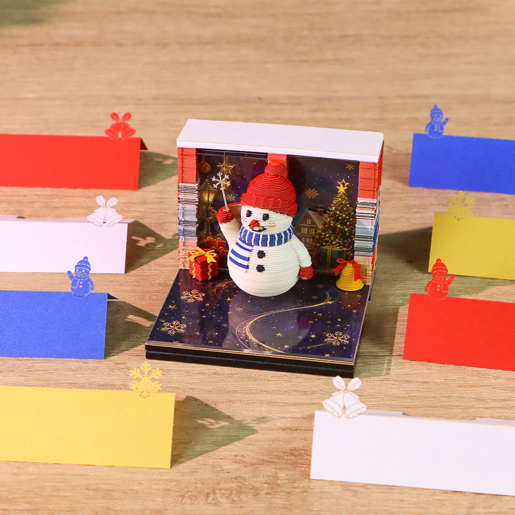 Christmas Snowman (With Light & Calendar 2027)