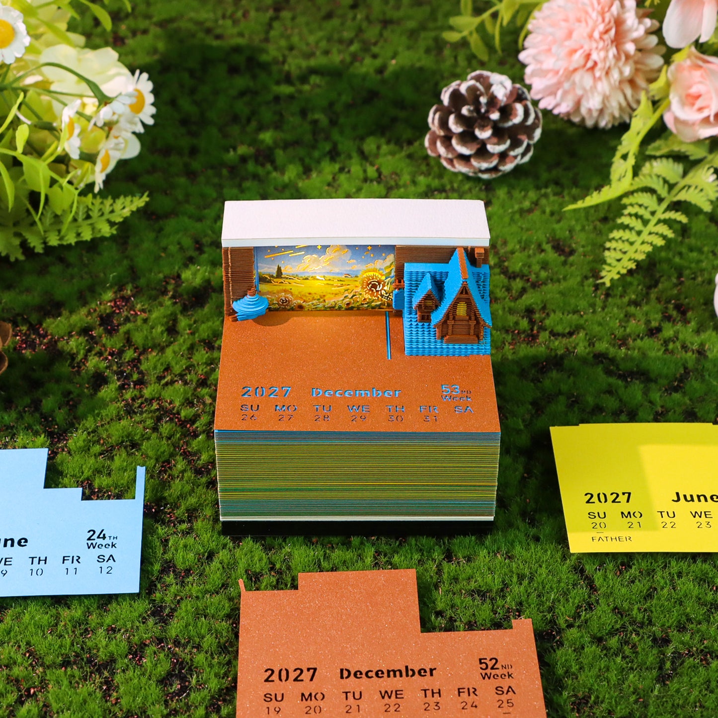 Sunflower Field (With Light & Calendar 2027)