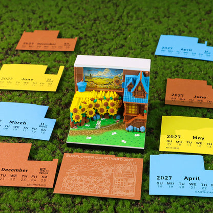 Sunflower Field (With Light & Calendar 2027)