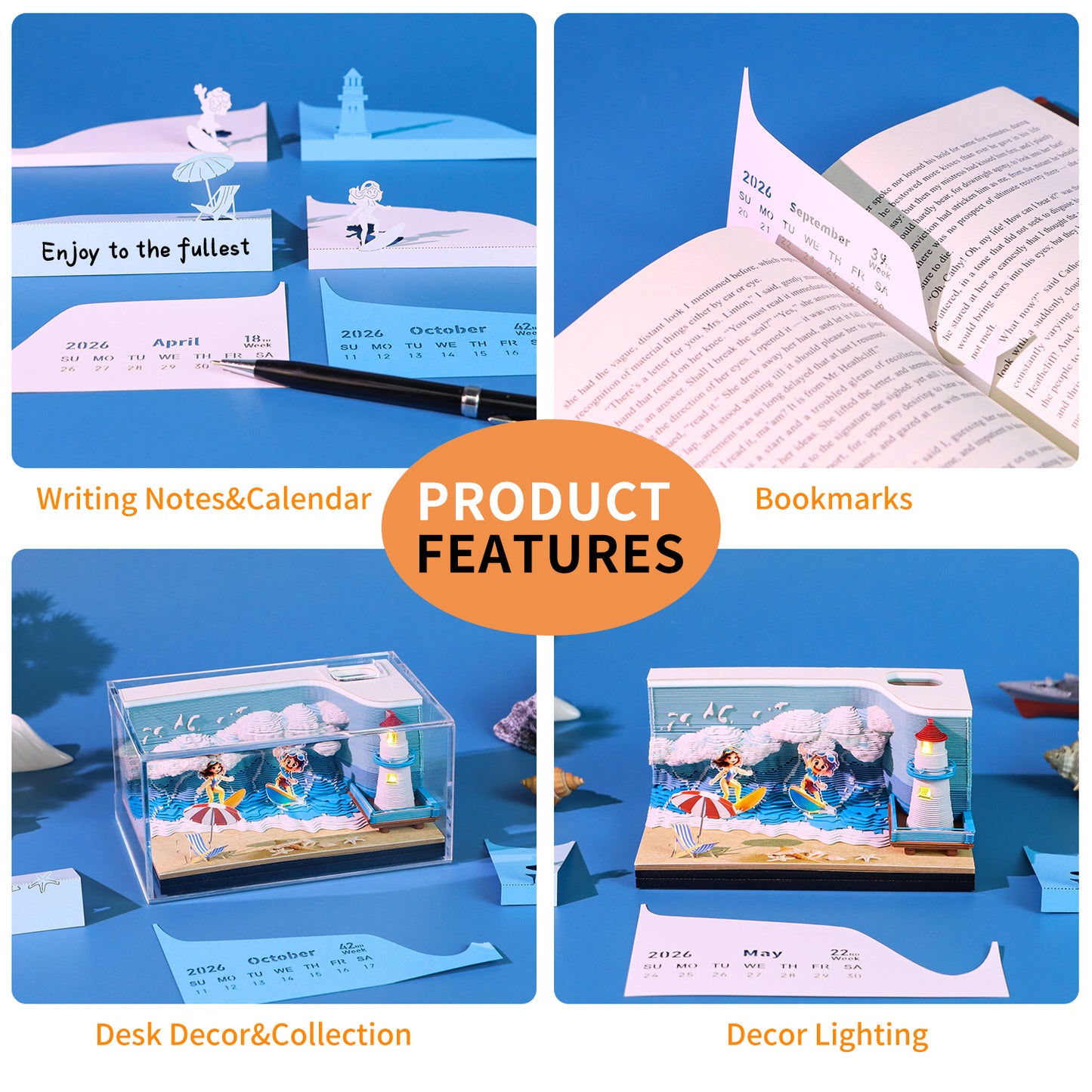 Let's Go Surf (With Light & Calendar 2027)