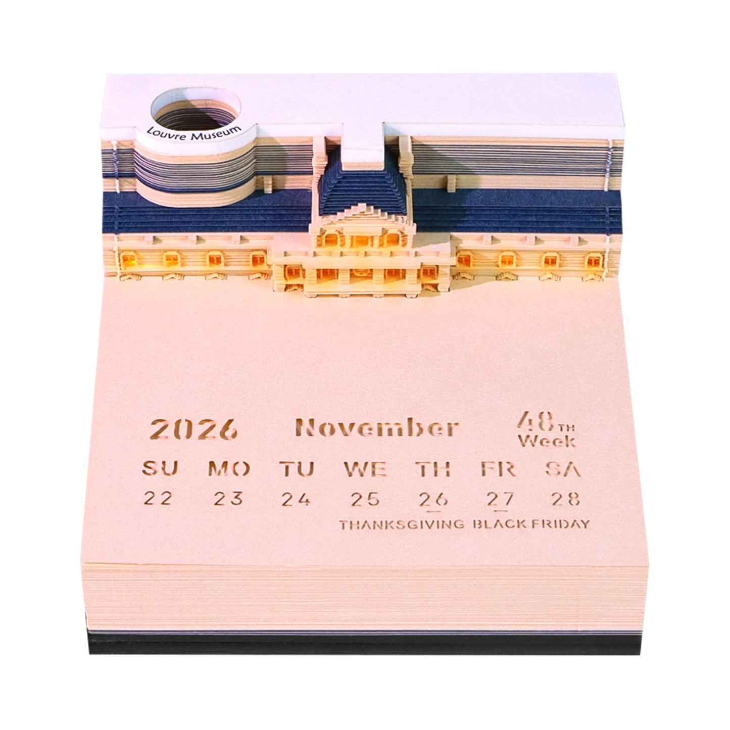 The Louvre (With Light & Calendar 2027)