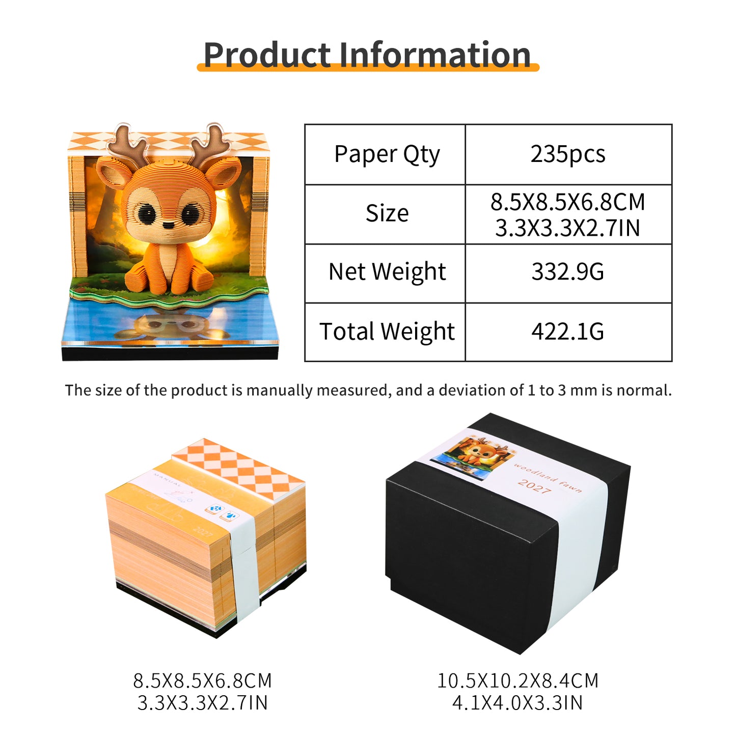 Forest Fawn (With Light & Calendar 2027)